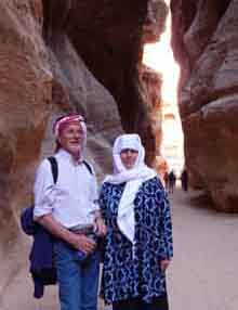 Susan and Jim at Petra